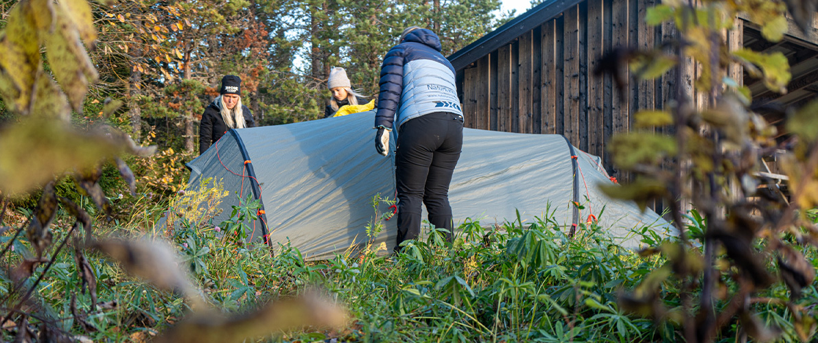 Tält Undersida